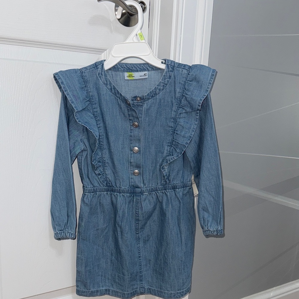 Epic Threads Blue Ruffle Dress